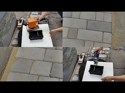 █ Тротуарная плитка своими руками - подробно по этапам (экономно и просто). Handmade garden walkway.