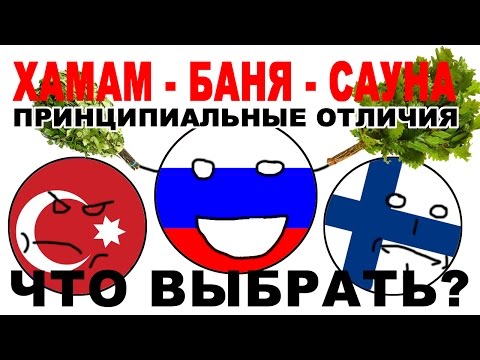 Баня. Хамам. Сауна. Что лучше? Принципиальные различия.