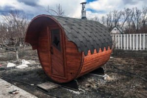 Баня бочка